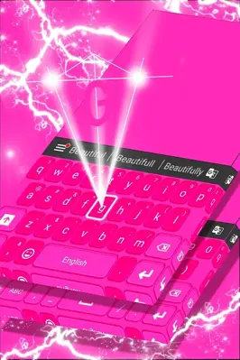 Pink Keyboard Personalization android App screenshot 1