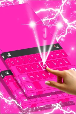 Pink Keyboard Personalization android App screenshot 3